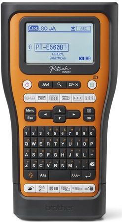 Brother PT-E560BTSP labelprinter Thermo transfer 180 x 180 DPI 30 mm/sec Bedraad en draadloos HSE/TZe Bluetooth QWERTY