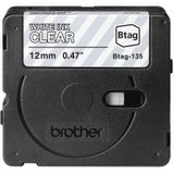 Brother - BTAG-135 - Labelband - Wit - 12 mm - 4 m