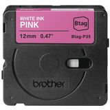 Brother - Btag Etiketteringstape - Roze - 12 mm x 4 m