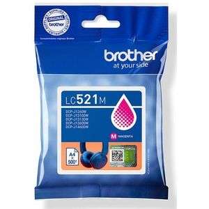 Brother LC521M inktcartridge 1 stuk(s) Origineel Magenta
