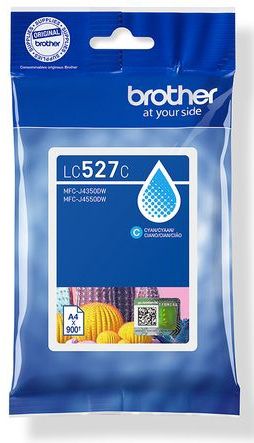 Brother - LC527C - Inktcartridge - Cyan - Pigment - Geschikt voor diverse printers