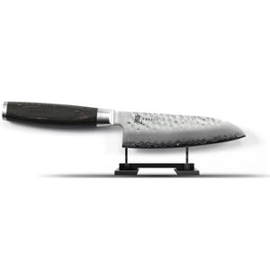 Yaxell Taishi Santoku Mes 12,5 cm - Zwart Beuken Pakkawood - Ultiem Japans Vakmanschap