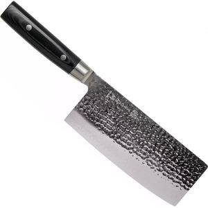Yaxell - Zen - Chinees Koksmes - 18 cm - 37 Lagen Damaststaal - Canvas-Micarta Heft