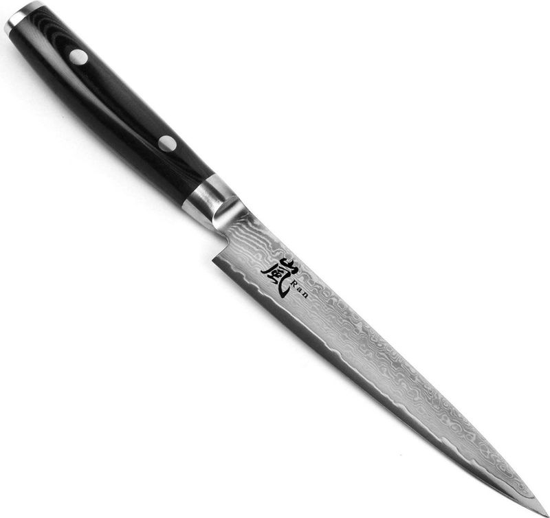 Yaxell - Ran - Vleesmes - 18 cm - Japans Damascus - VG-10 staal