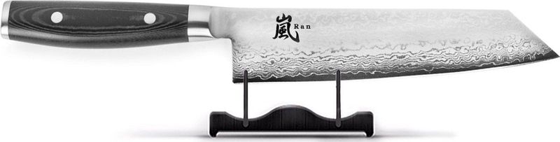 Yaxell Ran Kiritsuke 20 cm - 69 Lagen Damaststaal - VG10 Staal - 61 HRC - Canvas-Micarta Heft