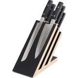 Yaxell - Messenhouder - Beukenhout - Magnetisch - Voor 6 Messen