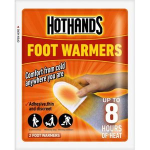Hothands voetwarmers Oranje 2 Stuks