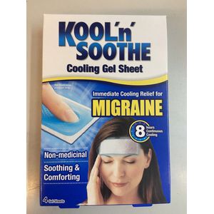 Cura Cool Migraine & Zware hoofdpijn - Verkoelende Pleister - 4 stuks
