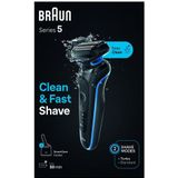 Braun - Series 5 - Elektrisch Scheerapparaat - Blauw - SmartCare Center
