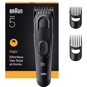 Braun - Haartrimmer Series 5 HC5530 - Zwart - Levenslang Scherp Scheerblad