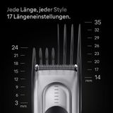 Braun - Haartrimmer Series 7 HC7590 - Grijs - Levenslang Scherp Scheerblad