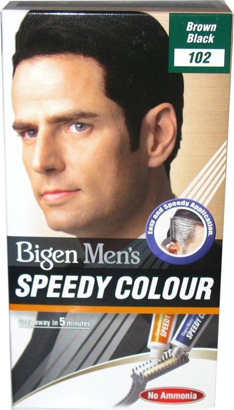 Bigen - Men Speedy Color - Haarkleuring - 102 Bruin Zwart - Met Olijfolie