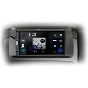 Pioneer SPH-EVO62DAB-CLIO Mediacenter voor Renault Clio IV 6,8 inch touchscreen, 1,5 A Quick-Charging USB, Apple CarPlay, Android auto, DAB/DAB+ digitale radio, Bluetooth, 13-bands equalizer
