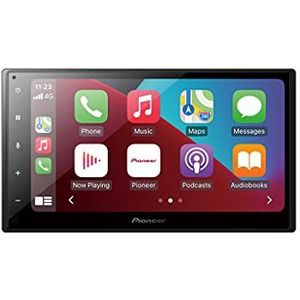 Pioneer SPH-DA160DAB-F 6,8 inch 2DIN multimedia-ontvanger met Apple CarPlay, Android Auto, DAB+ en Bluetooth met displaybeschermfolie