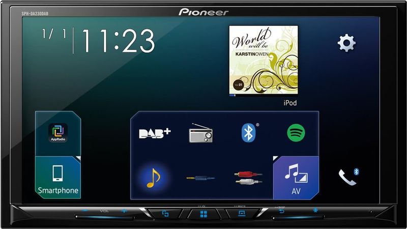 Pioneer 7 - Smartphone Radio - DAB - Apple CarPlay