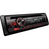 Pioneer DEH-S320BT Autoradio Enkel din Rood-CD Tuner-USB-Bluetooth - 4 x 50 W