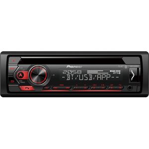 Pioneer - DEH-S320BT - Autoradio - Zwart - 1-DIN - Bluetooth en USB