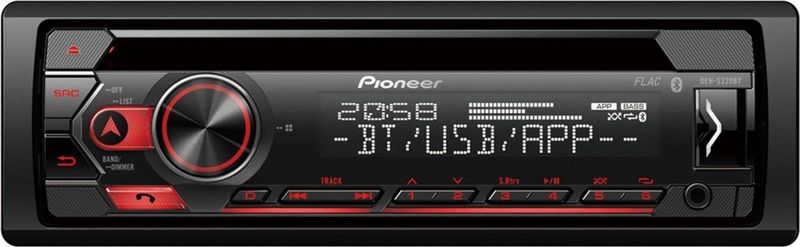 Pioneer - DEH-S320BT - Autoradio - Zwart - 1-DIN - Bluetooth en USB