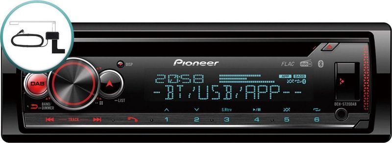 Pioneer - DEH-S720DAB - Autoradio - Multicolour - 4 x 50 W