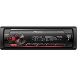 Pioneer MVH-S420BT Autoradio Enkel Din Rood-USB-Bluetooth - 4 X 50 W