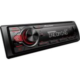 Pioneer - MVH-330DAB Receiver - 1DIN - USB/BT/DAB+ - Rood