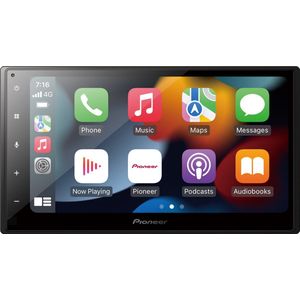 Pioneer SPH-DA360DAB Autoradio met scherm Bluetooth handsfree, Android Auto, Apple CarPlay, Aansluiting voor achteruitrijcamera, DAB+ tuner