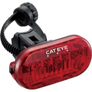 CatEye Omni 3 Achterlicht Fiets – Fietsverlichting LED – Brandduur 100 tot 200 uur – Batterij – Drie lichtmodi