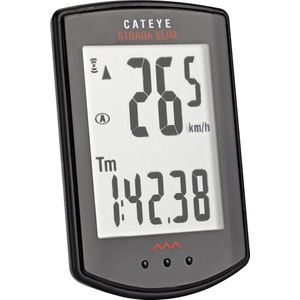 Cateye CC-RD310W Fietscomputer - Strada Slim - Draadloos - Zwart