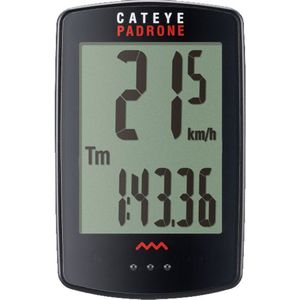 CatEye PA100W Padrone - Draadloze Fietscomputer - Zwart
