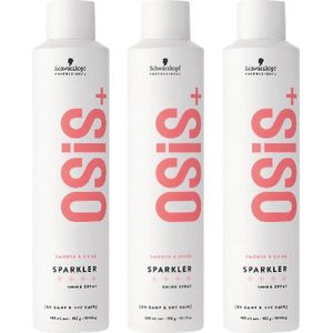 Schwarzkopf OSiS+ Sparkler - Shine Spray - voordeelverpakking - 3 x 300ml