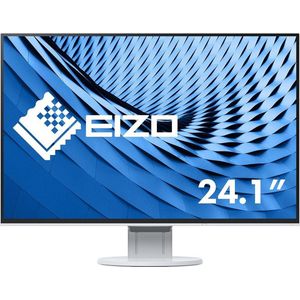 Eizo Ev2456-Wt 61,2 Cm (24,1 Inch) Ultra-Slim Monitor (Dvi-D, Hdmi, Usb 3.0, Displayport, 5Ms Reactietijd, Resolutie 1920 X 1200, Wit