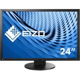 EIZO EV2430-BK LED-monitor 61.2 cm (24.1 inch) Energielabel E (A - G) 1920 x 1200 Pixel WUXGA 14 ms VGA, DVI, DisplayPort, Audio-Line-in, Hoofdtelefoon (3.5 mm