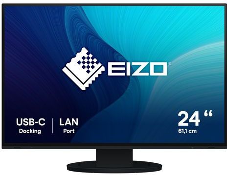 EIZO - FlexScan EV2495-BK - LED Display - Zwart - 24.1 inch - 1920 x 1200 Pixels