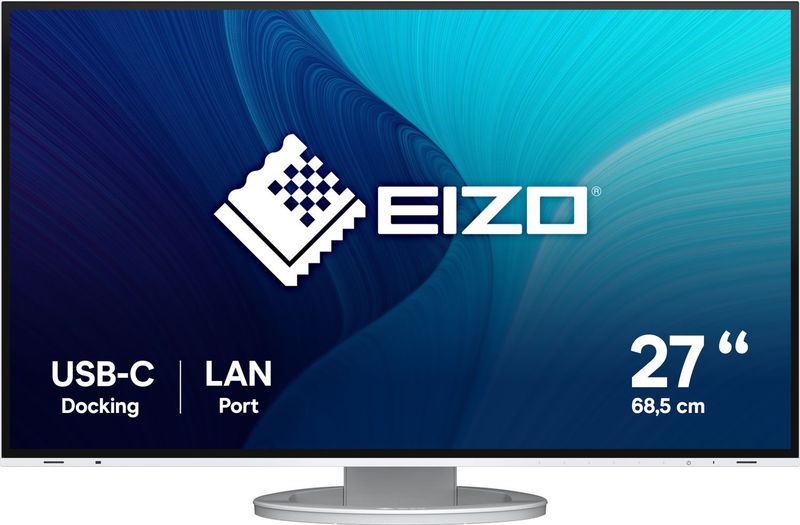 Eizo - Ev2795wt - 27 Inch QHD IPS LED Monitor - Wit - USB Type-C Aansluiting