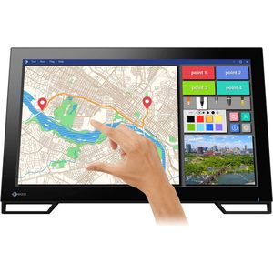 EIZO DuraVision FDF2182WT-BK computer monitor 54,6 cm (21.5") 1920 x 1080 Pixels Full HD LED Touchscreen Tafelblad Zwart