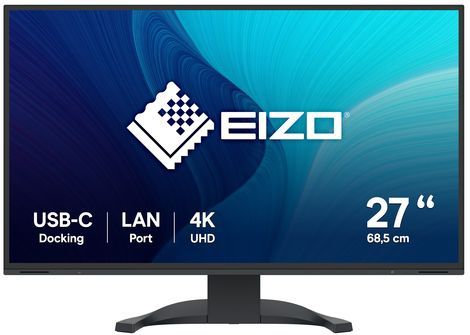 Eizo - EV2740X - Monitor - Zwart - 4K UHD - USB-C Docking