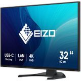 EIZO - FlexScan EV3240X - LED Display - Zwart - 31.5 Inch - 4K Ultra HD