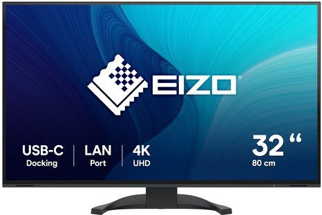 EIZO - FlexScan EV3240X - LED Display - Zwart - 31.5 Inch - 4K Ultra HD
