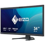 EIZO FlexScan EV3450XC-BK LED display 86,6 cm (34.1") 3440 x 1440 Pixels UltraWide Quad HD Zwart