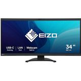 EIZO FlexScan EV3450XC-BK LED display 86,6 cm (34.1") 3440 x 1440 Pixels UltraWide Quad HD Zwart