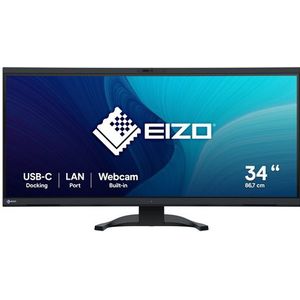 EIZO FlexScan EV3450XC-BK LED display 86,6 cm (34.1") 3440 x 1440 Pixels UltraWide Quad HD Zwart