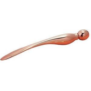 7.7cm Metalen Oogcrème WandApplicator WandCreme LepelKralen Oogmassage WandMassage Wand met dubbele uiteinden (Size : Golden, Color : 7.7cm)