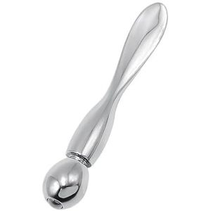 Oogcrème Massage WandMetaal Galvaniseren Oogcrème Beauty WandEssence Introductie van Oogmassage Wand (Size : Silver)