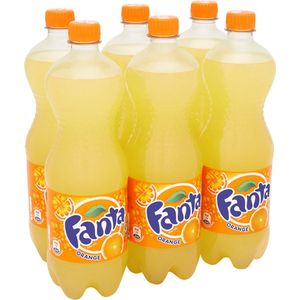 Fanta Orange Pet 6 x 1 liter