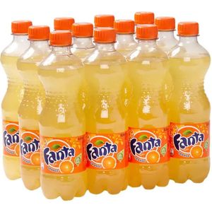 Fanta - Orange - Frisdrank - 500 ml - Petfles - Pak 12