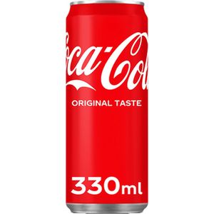 Frisdrank Coca Cola Regular Blik 330ml [24x]