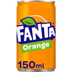 Fanta - Orange Frisdrank - 150 ml - Blik - Verpakking van 24 stuks