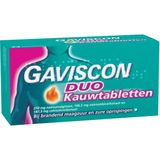 Gaviscon Duo Kauwtabletten 24 stuks