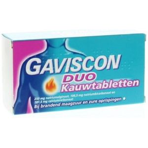 Gaviscon Duo tabletten  24 kauwtabletten