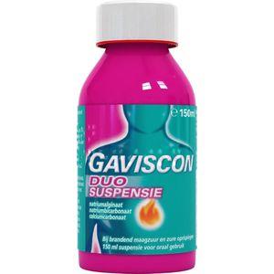 Gaviscon Duo Suspensie 150 ml - Maagzuur Neutraliserende Behandeling